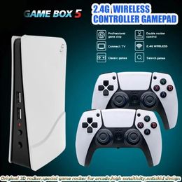 Game Box 5 Gaming Console 4K HD Video 40000 Games P5 Plus Game Stick For PSP/PS1/N64 Cbpxu
