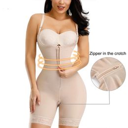 Fajas Colombianas Reductora Butt Lifter Tummy Control Body Shaper Waist Trainer Corset Shapewear Bodysuit Slimming Underwear 240103