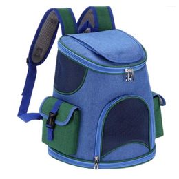 Dog Carrier Stylish Mesh Ventilation Pet Cross-body Bag Fine Ductility Cats Puppy Soft-Sided Carriers For Travel