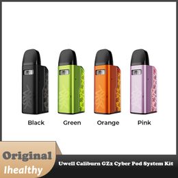 Uwell Caliburn GZ2 Cyber Pod System Kit 17W Built-in 850mAh battery Fit for Caliburn G2 Cartridge Tron-style RGB light with transparent material