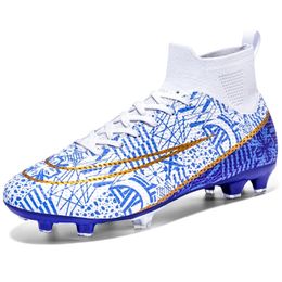 Selling Football Boots Mens Soccer Cleats TFFG Kids WearResistant Training Shoes Outdoor NonSlip Sneakers Size3446 240104