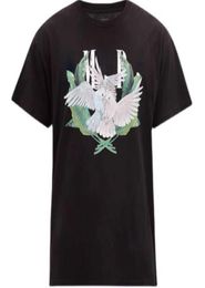 Mens am T shirt designer tshirts high street three headed dragon angel short sleeved casual pullover tee5781541