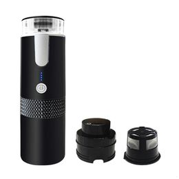 Portable Coffee Maker Wireless Electric Espresso Machine Mini Rechargeable Capsule for Car Home Office Travel 240104