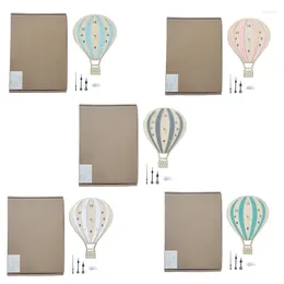 Wall Clocks Air Balloon Shaped Mute Decorsative Clock Art Decors For Home Office (Without Battery) Durable Easy To Use