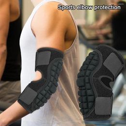 Wrist Support Compression Protective Elbow Pad with Fastener Tape Soft Breathable Padded Thickened Pain Relief Sleeve