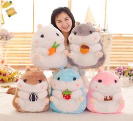 1pcs 38cm Lovely Hamster Plush Dolls Plush Toys Simulation Hamster Guinea Pig Large Plush Toys Children Girls Holiday Gift6899373