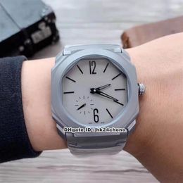 6 Style Octo Finissimo Titanium Automatic Mens Watch 102713 BGO40C14TTXTAUTO Grey Dial Titanium Steel Bracelet Gents Sport Wa298c