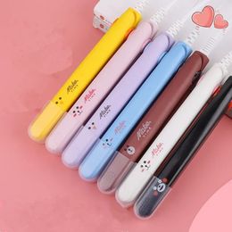 Mini Hair Straightener Curling Bar Straight Roll 2 in 1 Splint Perm Mini Cartoon Portable Electric Curling Iron 240104