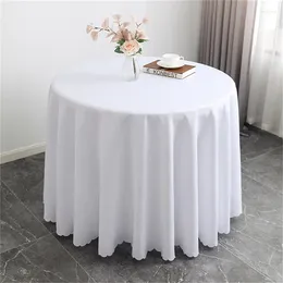 Table Cloth Round Tablecloth Stain And Wrinkle Resistant Washable Dining Cover For Wedding Banquet Restaurant Party