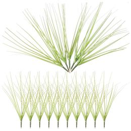 Decorative Flowers 15 Pcs Outdoor Plants Simulated Reed Grass Vase Nordic Fake Simulation For Bedroom Decor House