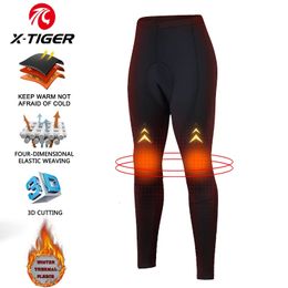 X-TIGER Bicycle Pants Women Winter Thermal Bike Pants 5D Gel Pad Women Cycling Bib Pants Bicycle Trousers Cycling Equipment 240104