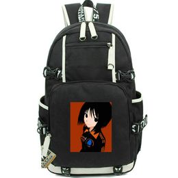 Nakahara Misaki backpack Welcome To NHK daypack NHK ni yokoso Cartoon school bag Print rucksack Casual schoolbag Computer day pack