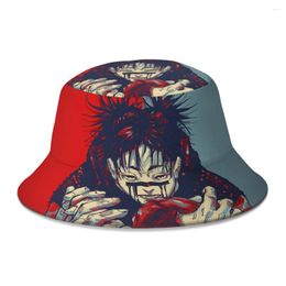 Berets Choso Anime Jujutsu Kaisen Bucket Hat For Women Men Students Foldable Bob Fishing Hats Panama Cap Autumn