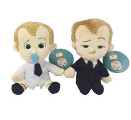 2pcslot 23cm New Movie The Boss Baby Stuffed Plush Toys Suit Diaper Boss Baby Plush Soft Cartoon Toy for Kids Children Gifts Y2008164626