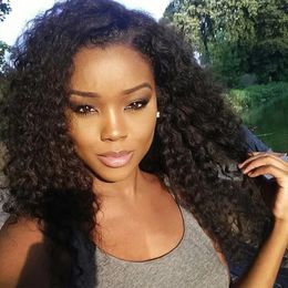 Wefts Brazilian Kinky Curly With Lace Closure Peruvian Hair 4 Human Hair Bundles With Closure Malaysian Curly Wave Human Hair Extensions