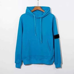 Men's Hoodies Sweatshirts Colors Designers Mens Stones Island Hoodie Candy Hoody Women Casual Long Sleeve Couple Loose O-Neck Sweatshirt 4418ESS