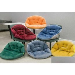 Cushion/Decorative Pillow Thick Warm Seat Cushion Orthopedic Home Office Chair Semienclosed Car Pad Sets Dining 2107166045200 Drop D Dhahl