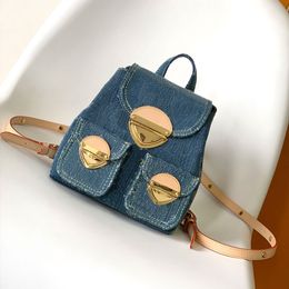 Denim Bag Crossbody Designer Bag Medium Handbag Vintage Shoulder Bag Designer Wallet Shopping Handbag Old Flower Backpack Underarm Bag Print Purse 46836 46871