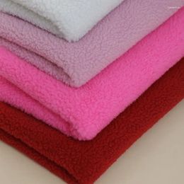Clothing Fabric Lychee Life A4 Soft Lamb Fur High Quality Solid Colour DIY Sewing Material For Handbag Garments