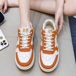 Dress Shoes Japanese College Wind Smog Trend Love Moral Training Female Summer Student Hong Kong Style All-match Breathable Sneaker