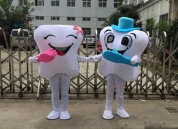 Trajes 2019 venda quente dentes e escovas de dentes traje da mascote personagem dos desenhos animados Langteng 100% imagem real frete grátis