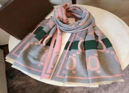 fashion cashmere cashmeree scarf ladies autumn and winter plaid letter jacquard shawl exquisite workmanship2283819