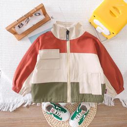 Jackets Boys Spring Autumn 2024 Children Casual Trench Coats For Baby Girls Outerwear Kids Outdoors Clothes Toddler Tops 6 Years