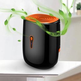 800ML Portable Dehumidifier With Basic Air Filter 2 in 1 Quiet Moisture Absorbers 25W Household Dryers 240104