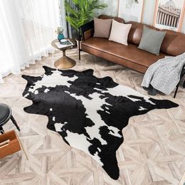 Carpets Rug Home Room Floor Decoration Cow Print Carpet Modern Style Irregular For Bedroom Living Drop