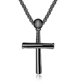 9PCS European and American outdoor baseball pendant Necklaces Fashion personality Man accessories 3 Colour T16482601595490232