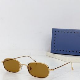 New fashion design metal sunglasses 1648S small square frame simple and popular style versatile outdoor UV400 outdoor protective glasses