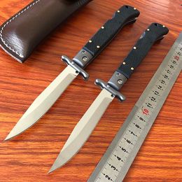 New 9 Inch US Italian Style Automatic Knife Stiletto Mafia CNC Grinding Single Action G10 Handle Tactical EDC Tool Pocket Survival Auto Knives BM 3400 4300 UT85 UT88