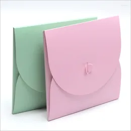 Gift Wrap 20pcs Folding Envelope Packaging Box Pink Green For Handkerchief Scarf Package Paper Boxes