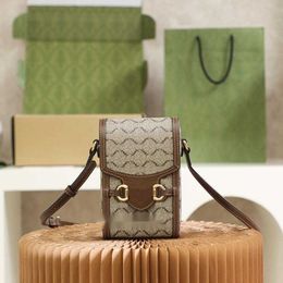 10A High Quality Designer Bag 17cm Fashion Shoulder Bag Mobile Phone Bag Mini Classic Tote Bag Leather Crossbody Bag Canvas Wallet Woman Bag