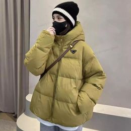 Women Puffer Jacket Parka Brown Down Jackets Hooded Veste Womens Outdoor Winter Coat Warm Vest Thickened Zipper Black Luxury Designer Coats