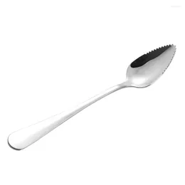 Spoons Infant Fruit Lightweight Home Spoon Sawtooth Rustless Durable Stainless Steel Grapefruit Mini