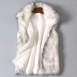 Women's Fur Wool Vest Faux Stand Collar Coat Jacket Hiking Jackets Winter Lapel Coats For Women