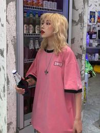 Shirts Nicemix Japan Lolita Style Hruku Tee Shirts Women Summer Oversized Short Sleeve Kawaii Tshirt Pink Tops School Girl Tee