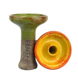 Colour Glaze Hookah Bowls Ceramic Shisha Tobacco Holder Oblako Chicha Sheesha Narguile Wate Pipe Cachimba Somking Accessories 240104