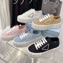 Designer summer womens high version shoe cake thick sole canvas shoes female nylon everything casual inside height-raising sports small white shoes