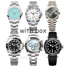 Watch for Mens Automatic Mechanical Watch Classic Designer Stainless Steel Watch 41mm36mm31mm Ceramic dial Mens and Womens Luxury Watch reloj Montre de luxe
