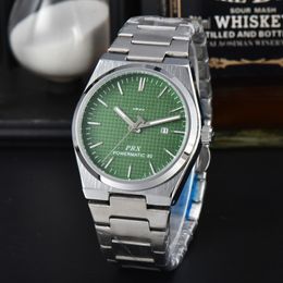 Top Brand 40mm WristWatches Men men's Watches Six needles Quartz Watch 1853 Luxury wrist-watch Steel Strap Fashion PRX designer watches bracelet tis012