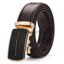 Belts New Hot Selling Men Belt Fashion Pu Alloy Automatic Buckle Belt Business Affairs Casual Decoration Belt Men's Belts Luxury Brand