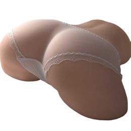 AA Sex Dolls Lifelike 9kg Half Body Love Dolls TPE Huge Ass 2 holes For Men Discreet Package