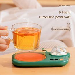 Cup Warmer Heat Beverage Mug Mat Keep Drink Warm Heater Heating Coaster Pad for Coffee Milk Tea 220V 20W 3 Gear 240103