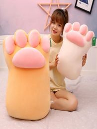 50cm 70cm Lovely Cat Claw Plush Toys Winter Cushion Soft Animal Stuffed Toys Creative Sleeping Pillow Gifts for Girls Kids New Yea4536175