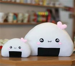 Cute Plush Mini Rice Ball Pillow Kawaii Soft Japanese Sushi Cushion Stuffed Toy The Second Element Dumpling Doll 2108045805437