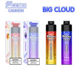 Original Disposable Vape Puff 10000 Electronic Cigarette vape big cloud Feemo Cannon disposable vapes type-c cable charge with 0.5ohm resistance for good price