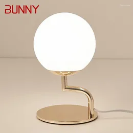 Table Lamps Modern Lamp Simple Design LED Glass Desk Light Fashion Decorative For Home Living Room Bedroom Bedside