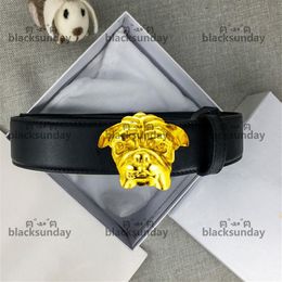 Fashion Width 3 8cm Belts with Box Men's and Women's Leather Designer Belts Smooth Buckle Dress Up Hipster Accessories260k